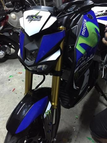 Yamaha m-slaz 2016 phiên bản custom movistar - 2