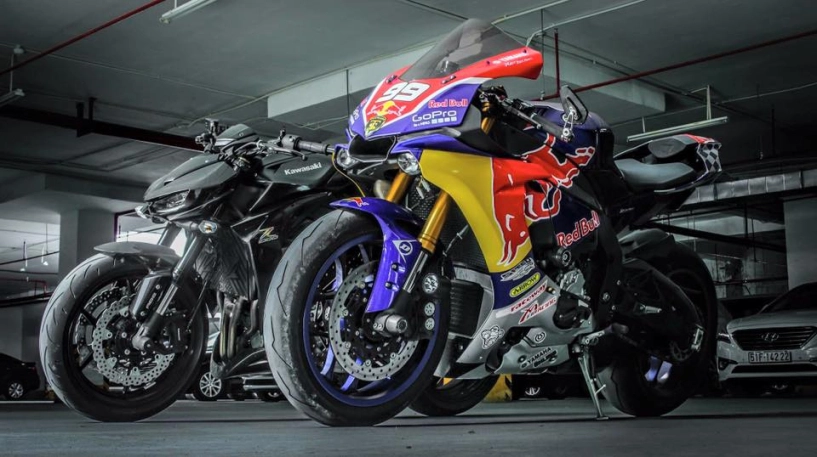 Yamaha r1 phiên bản redbull đầy quyến rũ - 11