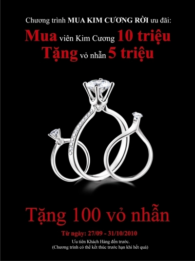 Zela tặng vỏ nhẫn vàng trắng - 8