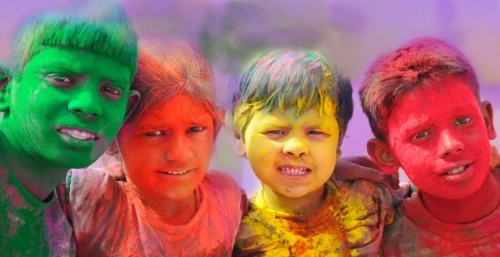 Ấn độ chìm trong sắc màu của lễ hội holi 2015 - 3