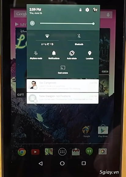 Android l trên nexus 7 có gì mới - 5