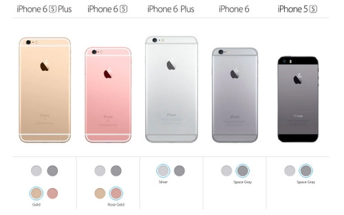 Apple giảm giá iphone 5s 6 và 6 plus dừng bán bản màu vàng - 1