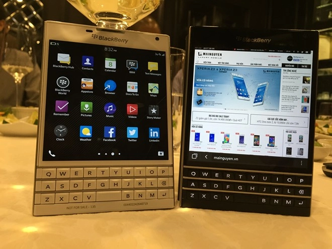 Blackberry passport màu trắng xuất hiện tại việt nam - 2