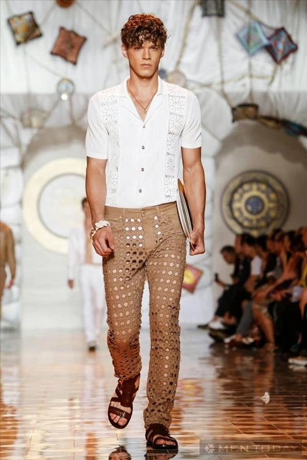 Bộ sưu tập thời trang nam xuân hè 2015 của versace - 10
