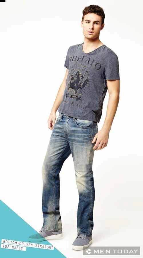 Bst quần jeans dành cho nam từ buffalo by david bitton - 2