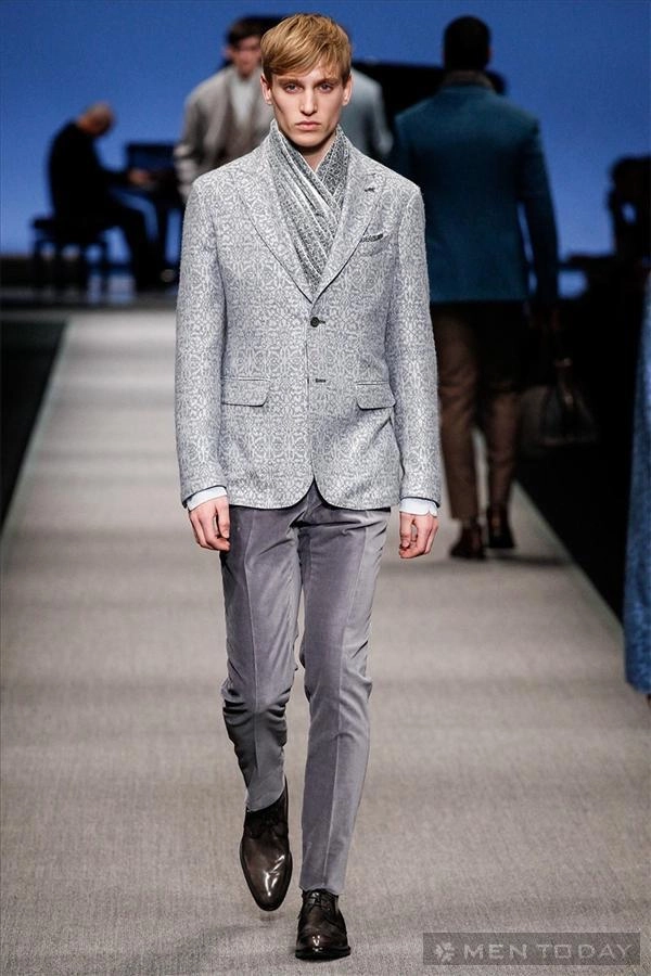 Bst thời trang nam thu đông 2014 của canali mfw - 28
