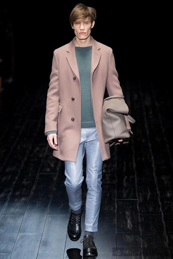 Bst thời trang nam thu đông 2014 của gucci mfw - 1