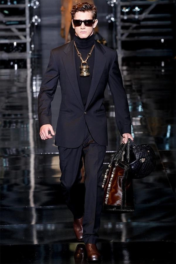 Bst thời trang nam thu đông 2014 của versace mfw - 3