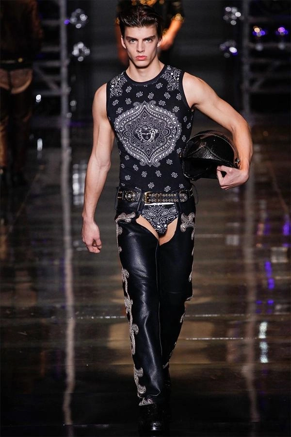 Bst thời trang nam thu đông 2014 của versace mfw - 25
