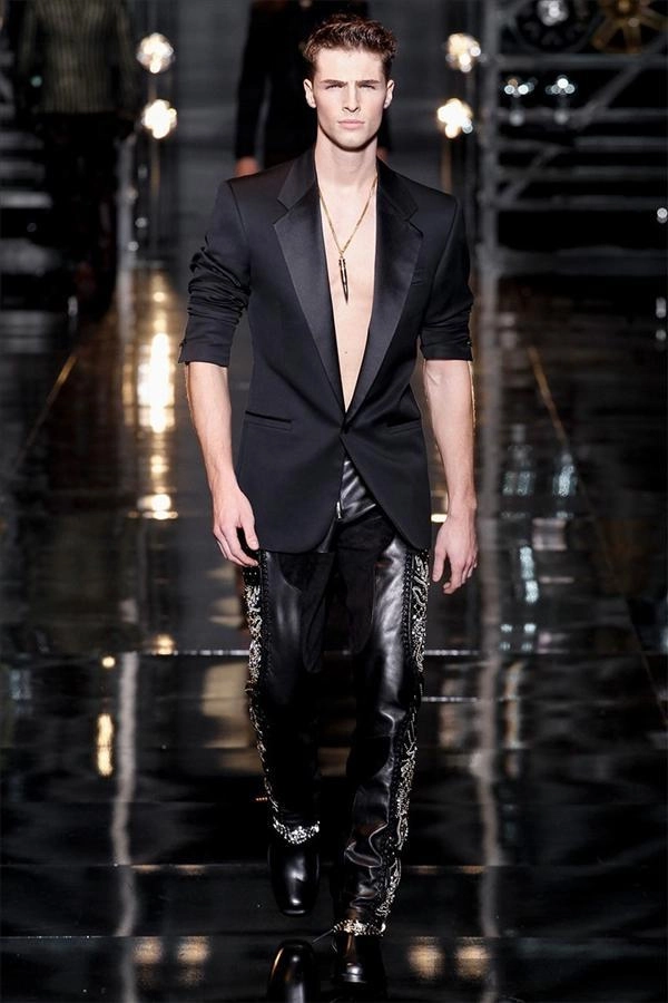 Bst thời trang nam thu đông 2014 của versace mfw - 44