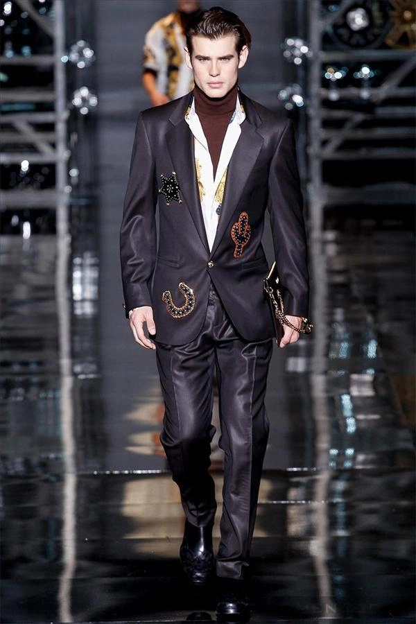 Bst thời trang nam thu đông 2014 của versace mfw - 48