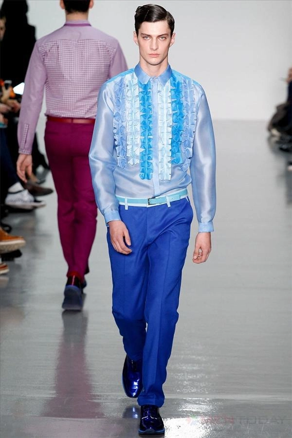 Bst thời trang nam thu đông 2014 rực rỡ sắc màu từ richard nicol - 27