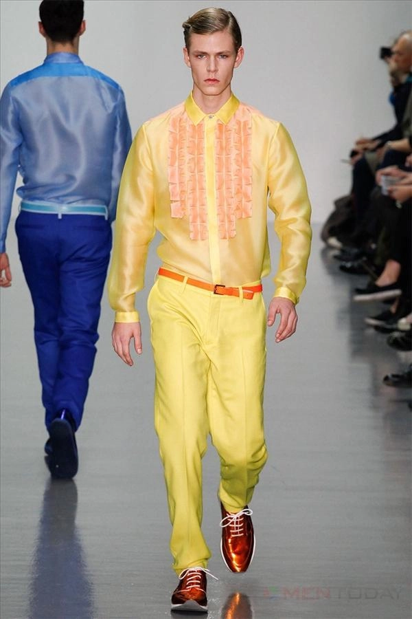 Bst thời trang nam thu đông 2014 rực rỡ sắc màu từ richard nicol - 28