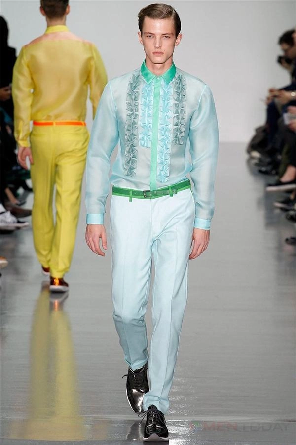Bst thời trang nam thu đông 2014 rực rỡ sắc màu từ richard nicol - 29