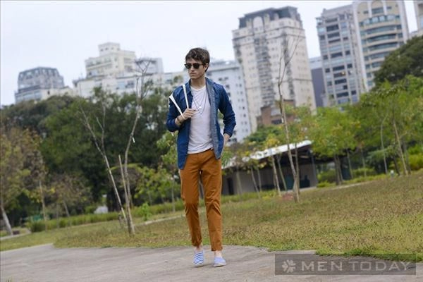 Cách mix đồ nam mùa hè trẻ trung từ adam gallagher - 14