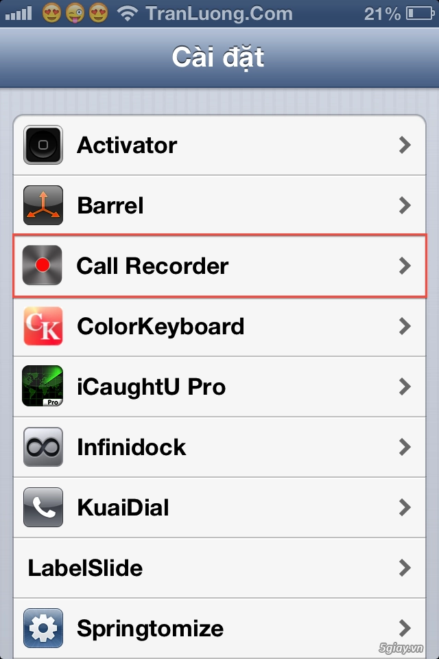 Callrecorder v02-247 - phần mềm ghi âm cuộc gọi cho iphone - 6
