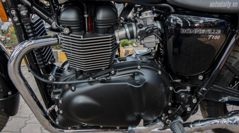 Cận cảnh triumph bonneville t100 2016 đầu tiên tại việt nam - 2