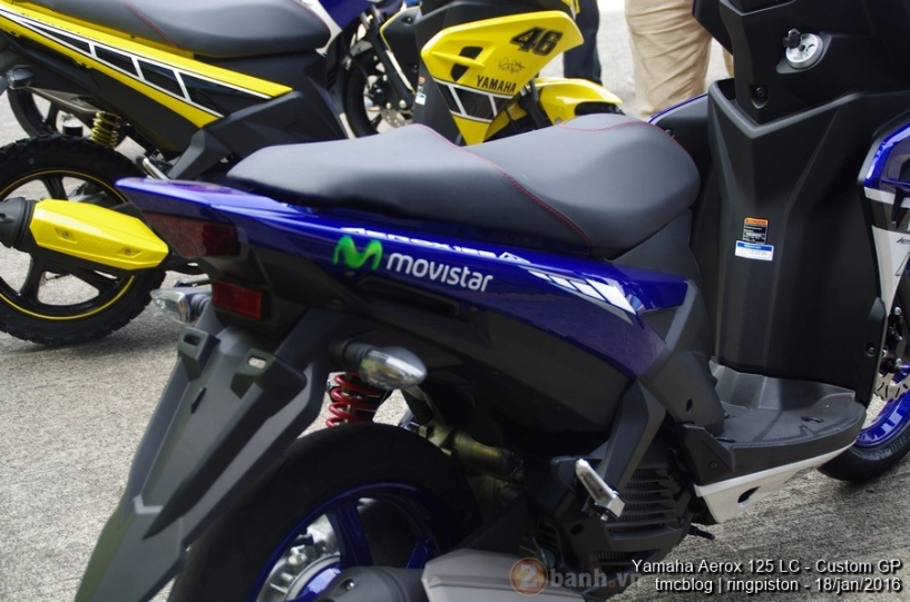 Cận cảnh yamaha aerox 125 movistar 2016 - 5