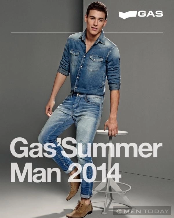 Chàng trẻ trung nam tính cùng trang phục của gas jeans - 1