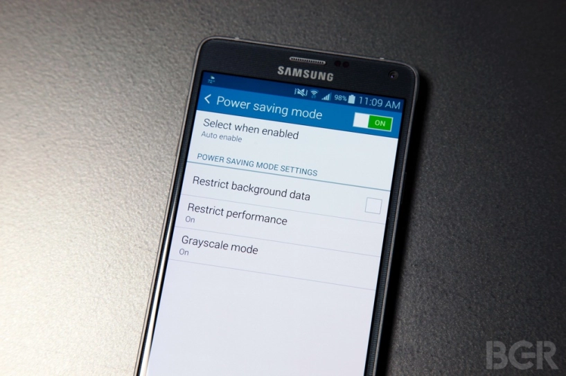 Chế độ siêu tiết kiệm của galaxy note 4 - 7