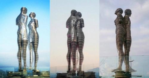 Chuyện tình nồng cháy đằng sau bức tượng biết đi ở gruzia - 3