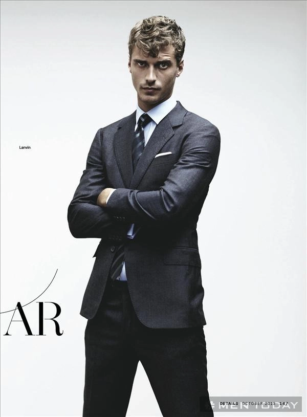 Clément chabernaud trẻ trung và lịch lãm với suit trên tạp chí details - 3