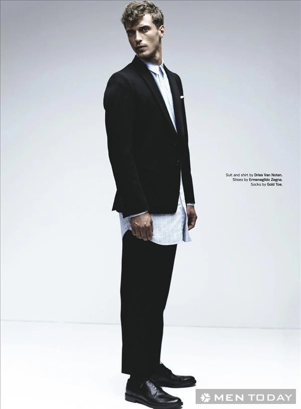Clément chabernaud trẻ trung và lịch lãm với suit trên tạp chí details - 5
