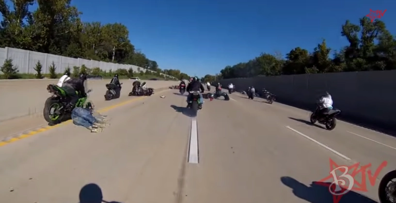 cliptại nạn nguy hiểm bởi những pha stunt trên moto pkl - 1