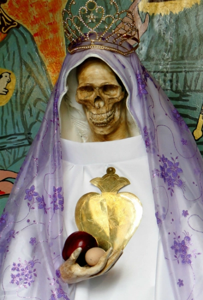 Đền thờ nữ thần chết kỳ lạ ở mexico - 2