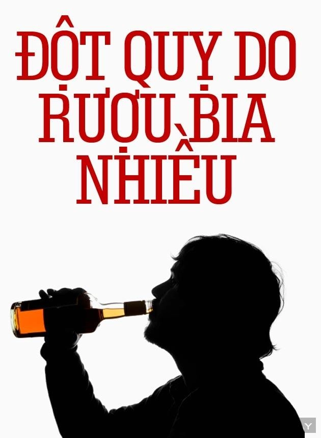 Đột quỵ do rượu bia nhiều - 1