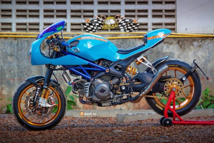Ducati monster 796 lột xác đầy ngoạn mục với phiên bản cafe racer - 2