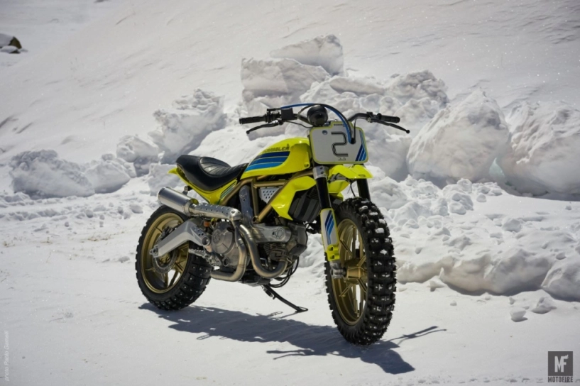 Ducati scrambler artika chiến binh đường tuyết - 1