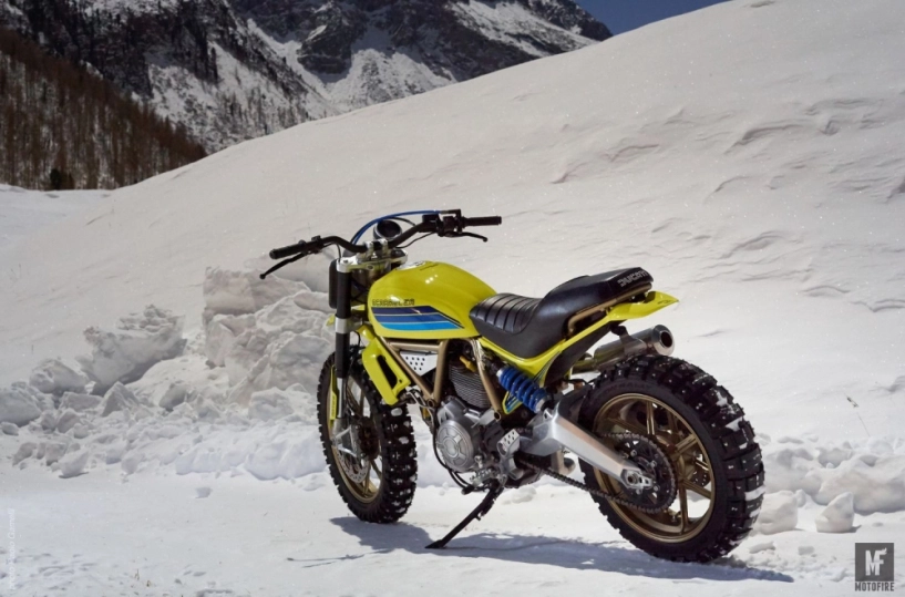 Ducati scrambler artika chiến binh đường tuyết - 2