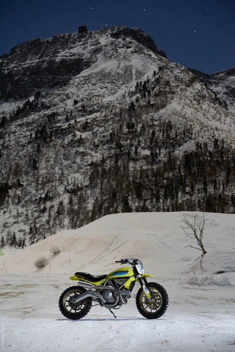Ducati scrambler artika chiến binh đường tuyết - 3