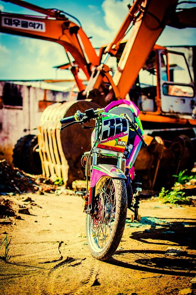 Exciter độ drag mang tên milano tiến - 8