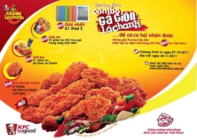 Gà giòn lá chanh - món mới ở kfc - 2