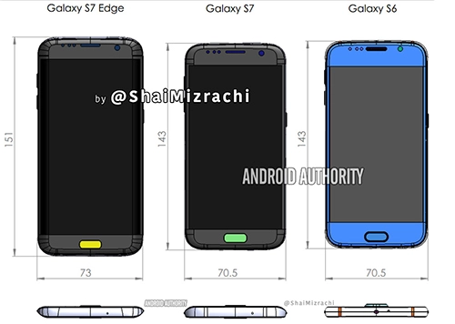 Galaxy s7 sẽ có hai cỡ màn hình to hơn galaxy s6 - 2