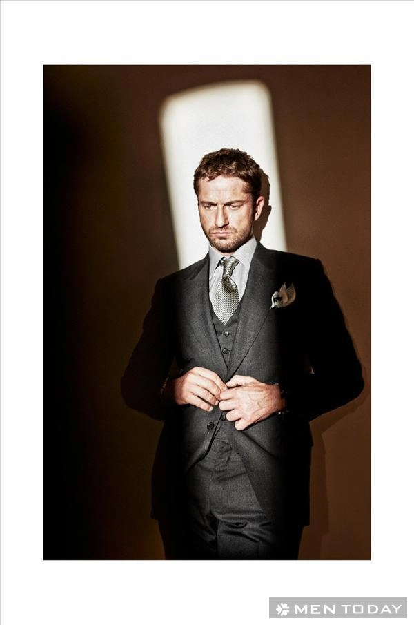 Gerard butler lịch lãm và nam tính trên gq nga - 8