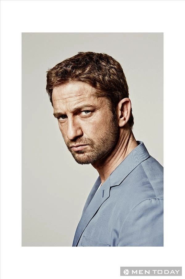 Gerard butler lịch lãm và nam tính trên gq nga - 9