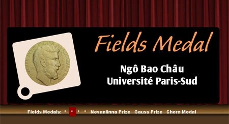 Giáo sư ngô bảo châu đoạt giải toán học fields - 2