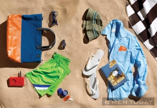 Gợi ý chọn trang phục đi biển cho chàng mùa hè 2014 - 1