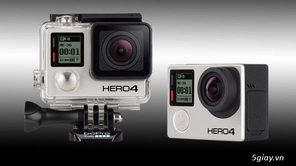 Gopro trình làng máy quay hero4 màn hình cảm ứng chính thức hỗ trợ quay phim 4k - 2