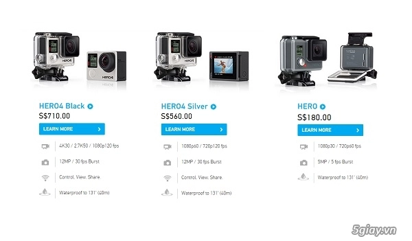 Gopro trình làng máy quay hero4 màn hình cảm ứng chính thức hỗ trợ quay phim 4k - 3