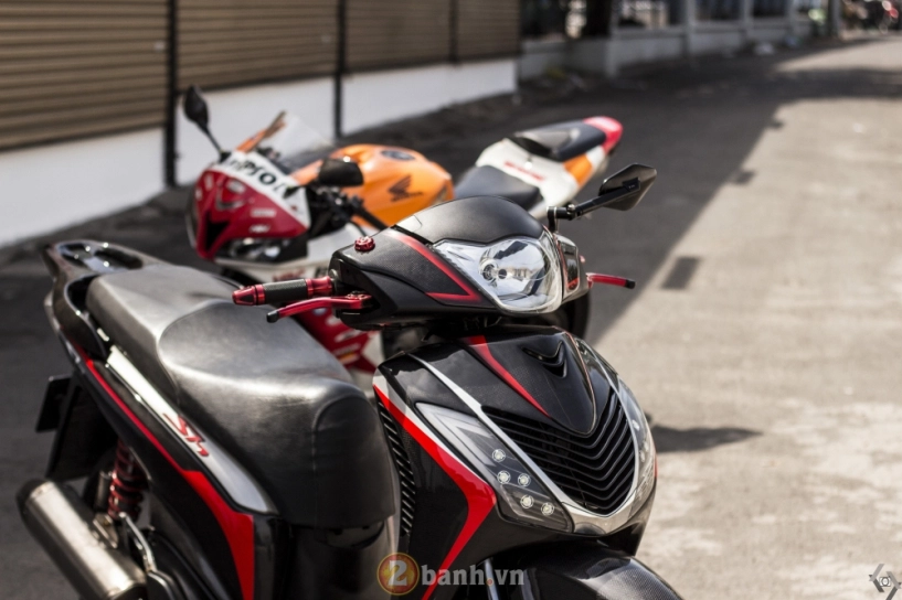 Honda sh150i độ full carbon mạnh mẽ đọ dáng cùng cbr600rr - 2