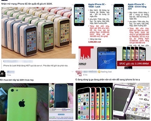 Iphone 5c giá rẻ hơn 3 triệu đồng tràn về việt nam - 1