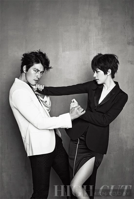 Jung woo sung và han hyo joo tình tứ trên tạp chí - 8