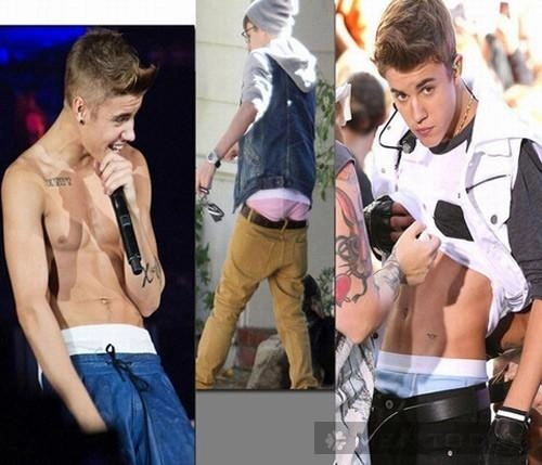 Justin bieber và phong cách thời trang quần tụt xấu xí - 2