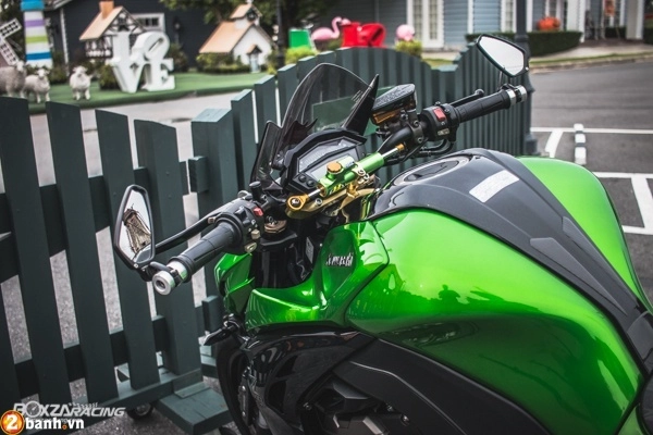 Kawasaki z1000 2015 độ đầy phong cách của biker thái - 4