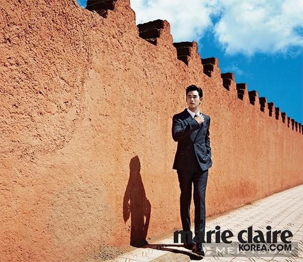 Kim soo hyun lịch lãm trên marie claire - 1