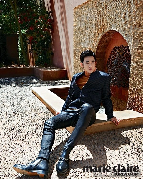 Kim soo hyun lịch lãm trên marie claire - 4